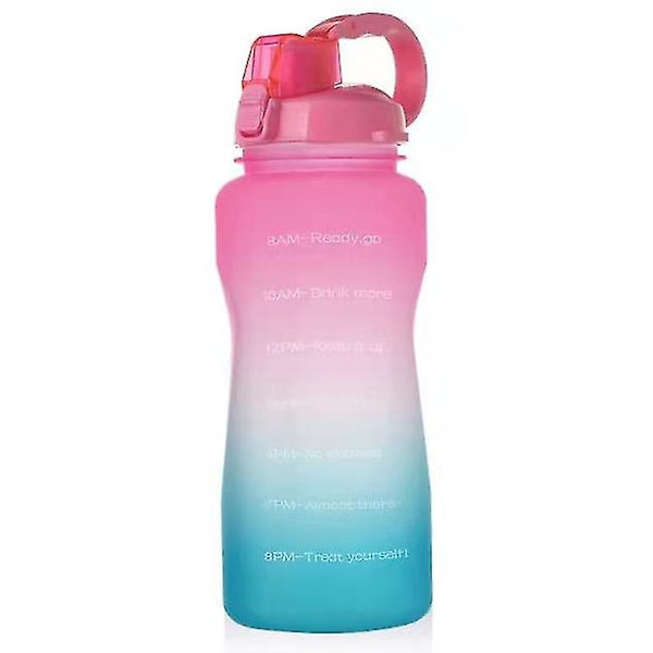 Lohill 2000ml utomhusvattenflaska med tidsmarkör style1