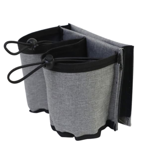 Bagasje reise koppholder drikkepose oppbevaringspose Gray