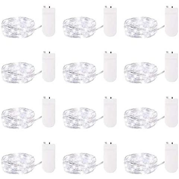 12-pack LED Fairy Lights batteridriven sträng L