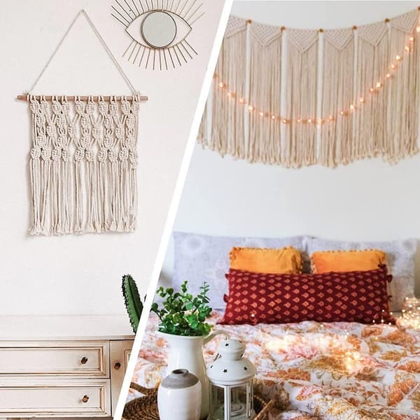 Bomuld Naturlig Bomuldsreb, Bomuldsgarn Macrame