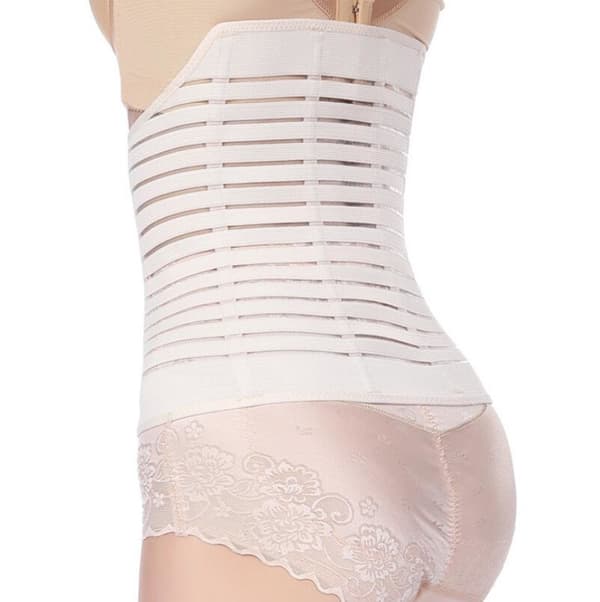 Snabb Återhämtning Maggördel - Stöd & Komfort Beige one size