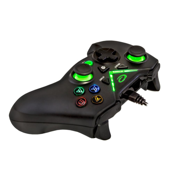 Ergonomisk PC/Xbox-kontroll: Vibration & Komfort Svart