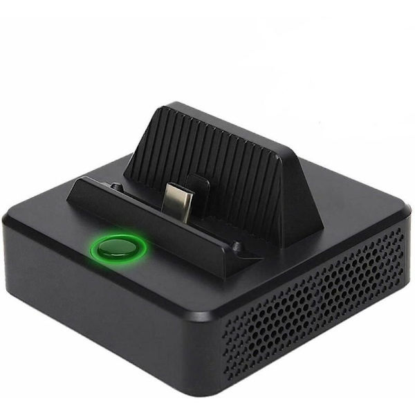 Portabel Switch-laddare: Spela & Ladda, HDMI, USB 3.0 Svart