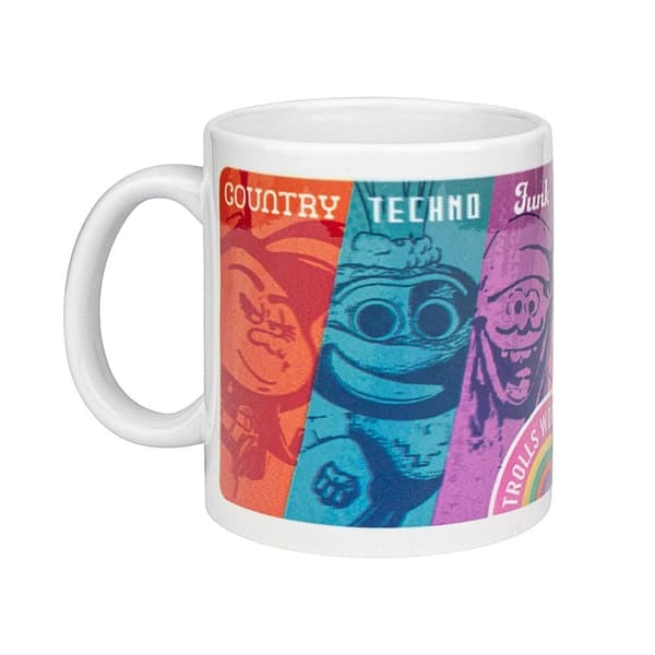 Trolls World Tour Mugg: 6 Musikstilar, 31,5 cl multifärg