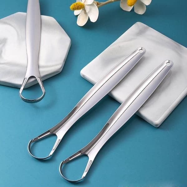 Smart Tungskrapa: Fräsch Andedräkt & Munhälsa Silver