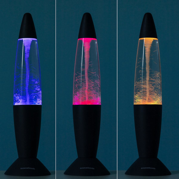 Tornado Lavalampa: Avkopplande LED-färgskift & USB-drift multifärg