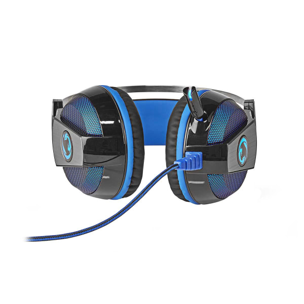 7.1 Surround Gamingheadset med Vibration & Klar Mikrofon Svart