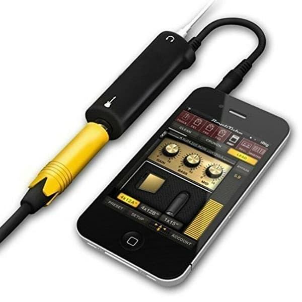 iRig Ljudförstärkare: Förvandla iPhone/iPad till Gitarr/Bas Svart