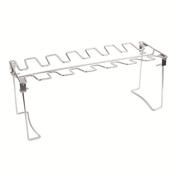 Läcker Kycklinggrill: 14 Lår, Non-Stick, Enkel Rengöring Silver