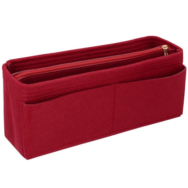 Ordna väskan med filtinsatser - flera fack & storlekar Red Slim