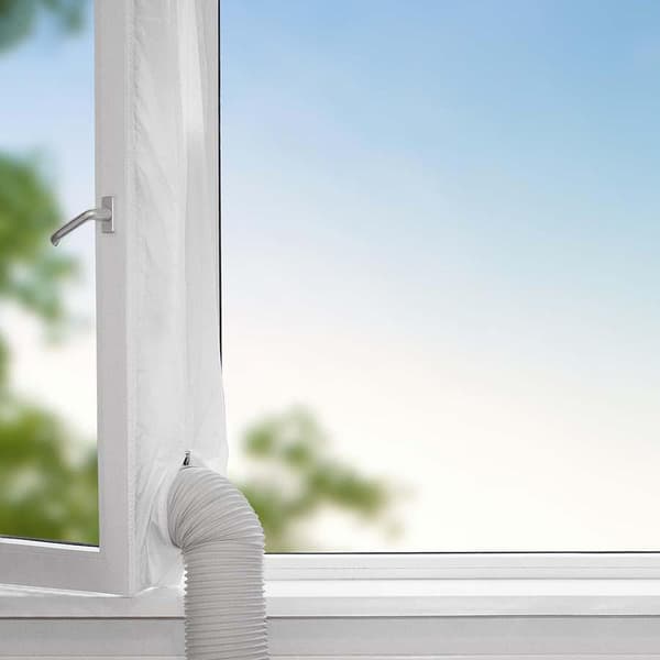 Optimera AC: Enkel Installation, Passar Alla Fönster Vit