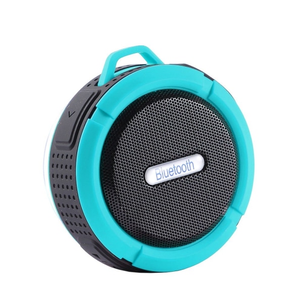 Vattentät Bluetooth-högtalare för Dusch - Sugpropp & IPX5 Blå