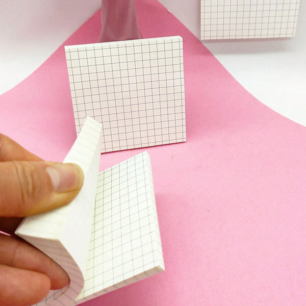 Rutiga Post-it-lappar: 80-pack för formler & beräkningar Vit