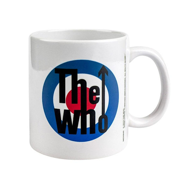 The Who Keramikmugg: Rocka ditt kaffe & te! Vit