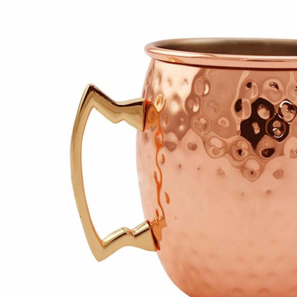 Elegant kopparfärgad bägare i rostfritt stål - 530 ml Koppar