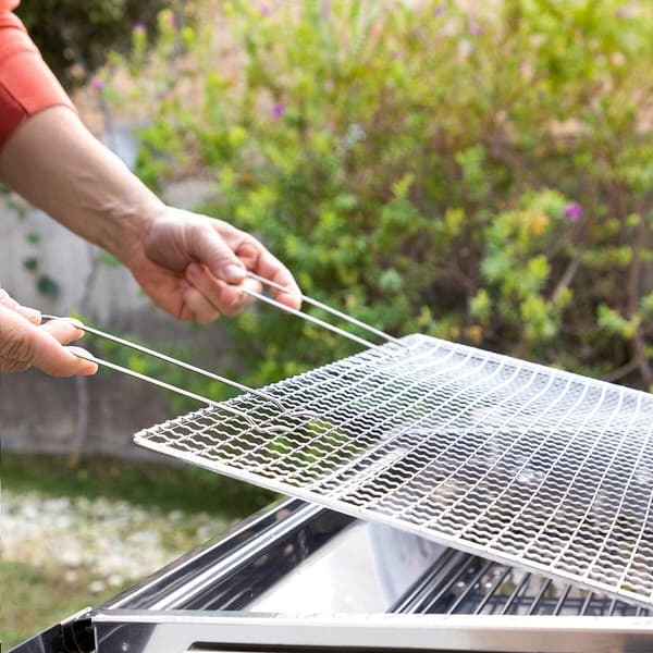 Hopfällbar Kolgrill: Perfekt för Sommarens Utflykter Silver