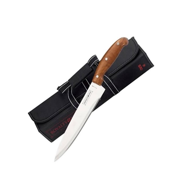 Elegant Knivset: 7 Knivar, Tranchergaffel & Väska Silver