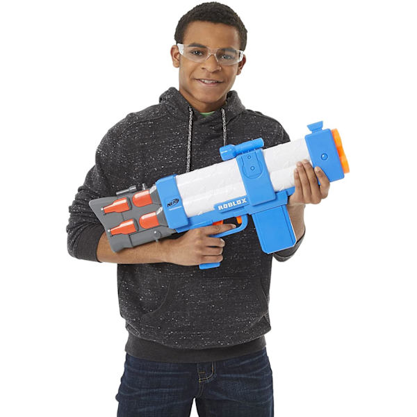 Nerf Roblox-blaster med automatisk eldgivning och bonuskod multifärg