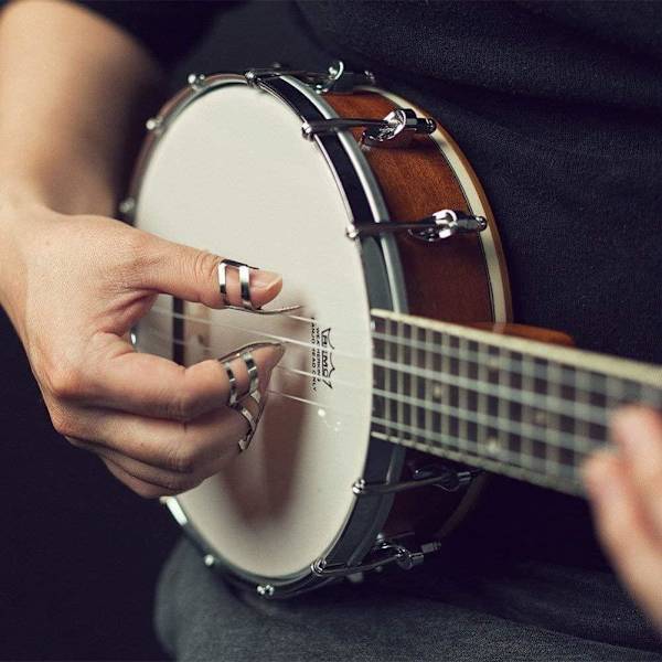 3-pack Fingerplektrum: Förstärk Gitarrljud, Skydda Naglar Silver