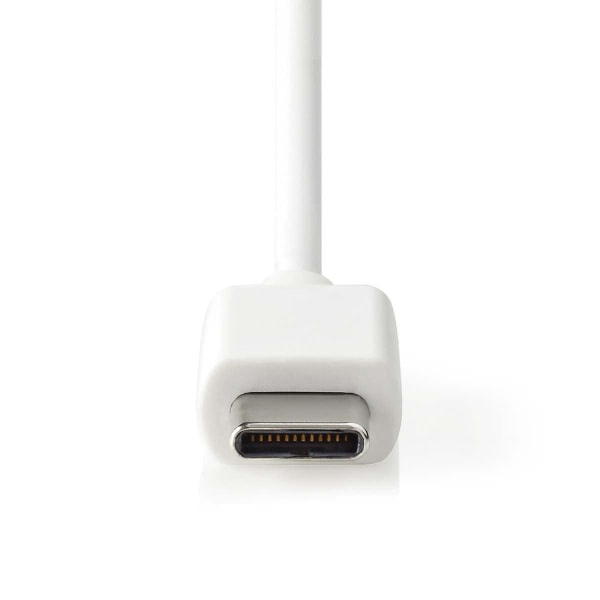 Snabb & Praktisk USB-Väggladdare med USB-C Kabel Vit