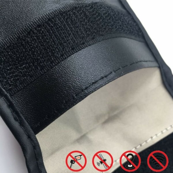 Skyddsfodral för Nycklar: RFID-blockering, Snygg Design Svart