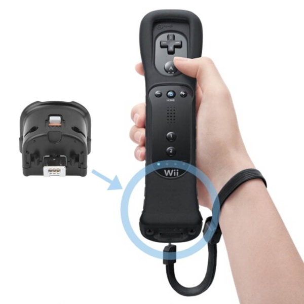 Förbättra Wii-kontrollens rörelsesensorer med denna adapter! Svart