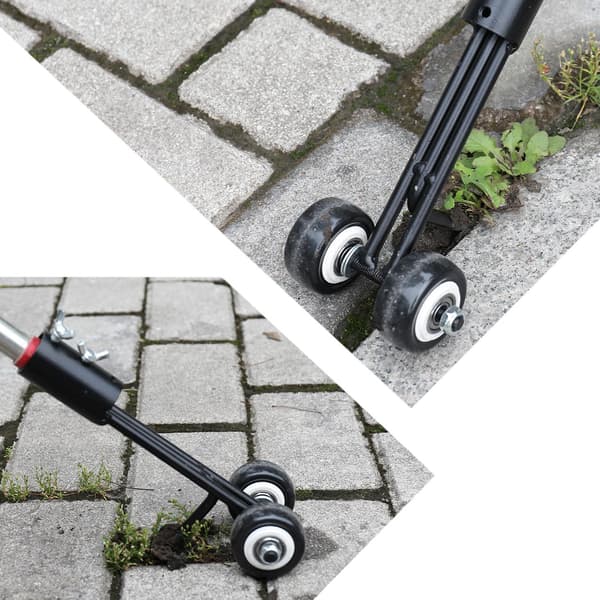 Ogräskrok på hjul: Snabb & Effektiv Rensning! Svart