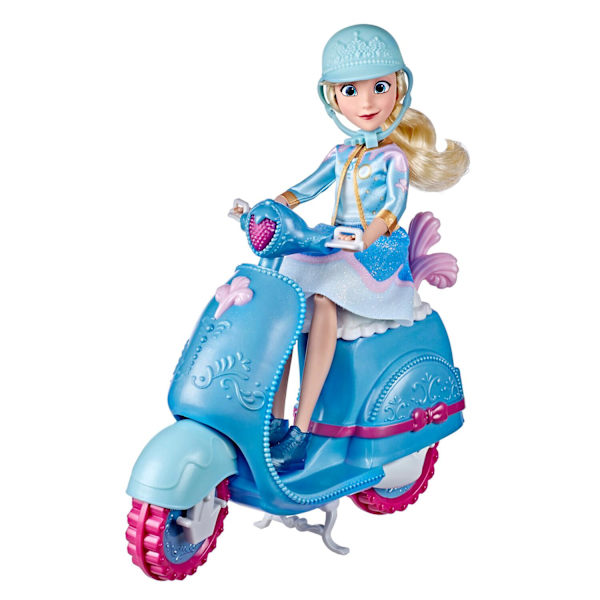 Cinderella tar dig på äventyr med sin coola scooter! multifärg