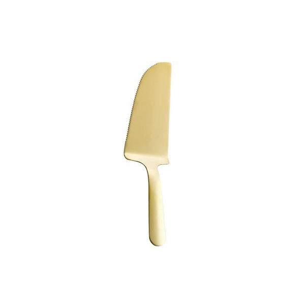 Elegant Guldig Tårtspade i Rostfritt Stål Guld