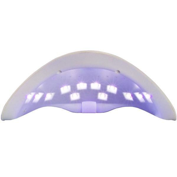 UV-nagellampa: Härdar hybrid, akryl & gellack hemma Vit