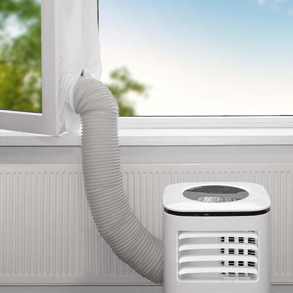Optimera AC: Enkel Installation, Passar Alla Fönster Vit