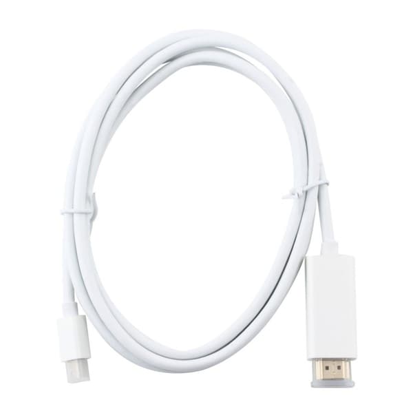 Mini DisplayPort-HDMI: 1080p, Ljud, Thunderbolt Vit