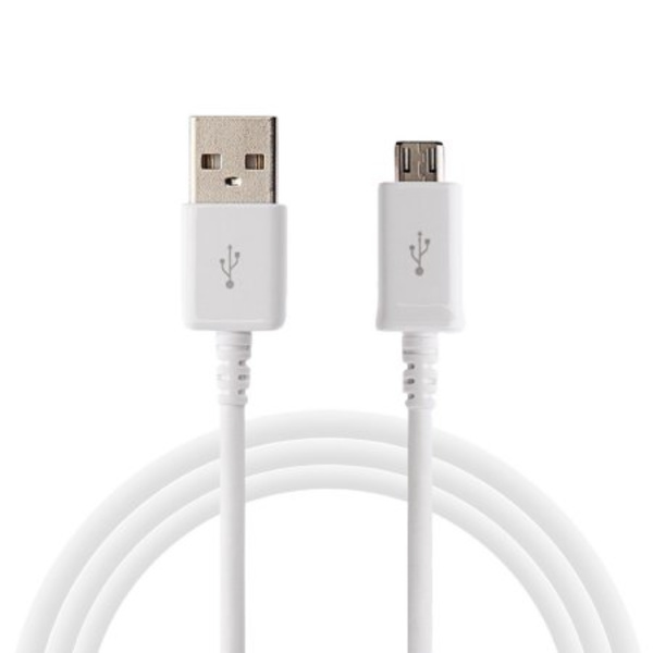 Mångsidig Micro-USB-kabel för Android och Raspberry Pi Vit