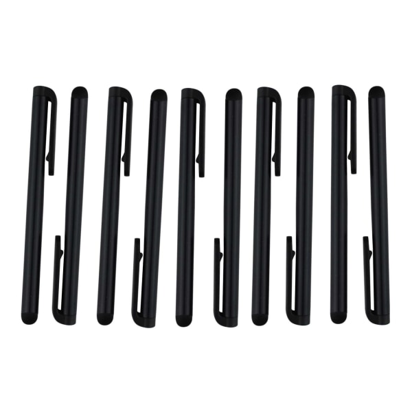 10-pack Stylus-pennor: Smidig pekskärm & stilren Svart