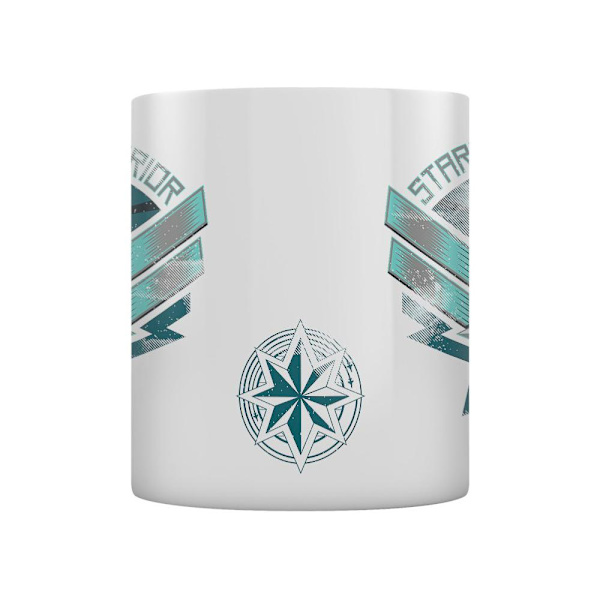 Captain Marvel-mugg: 315 ml, Starforce-logga, keramik multifärg
