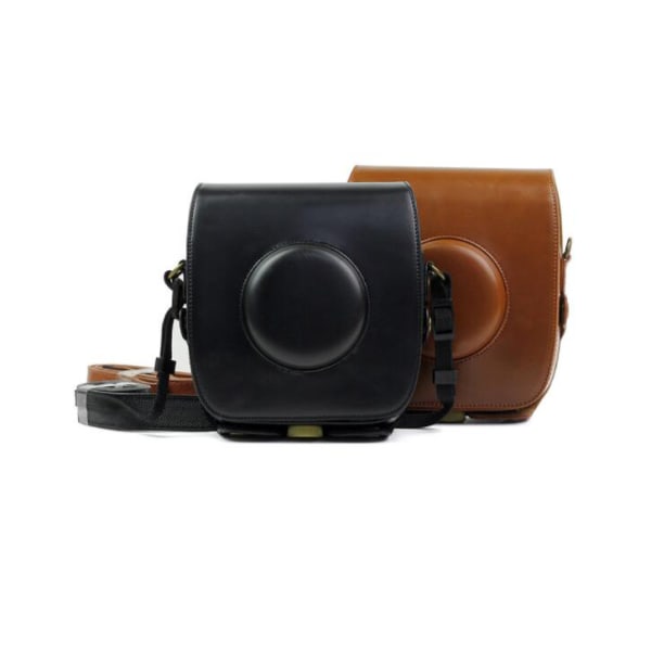 Skyddande Väska för Fujifilm Instax + Rem Svart