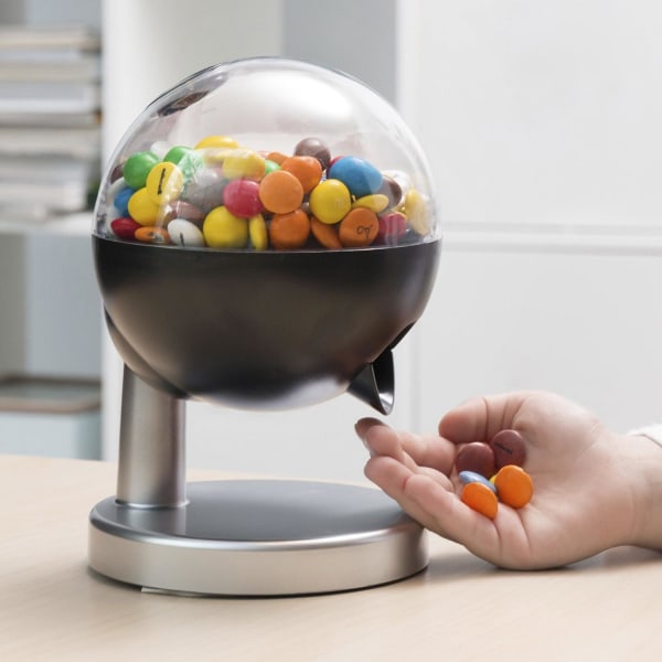 Elektrisk Godisautomat: Touchkontroll & Stilren Design Svart