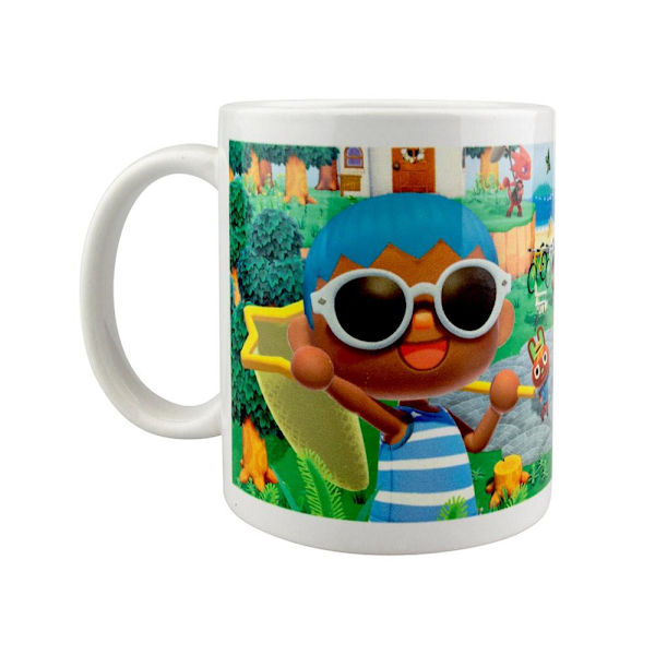 Dröm bort till din ö med en Animal Crossing-mugg multifärg