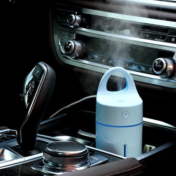 Magisk Cup Luftfuktare: LED-ljus & USB-drift Svart