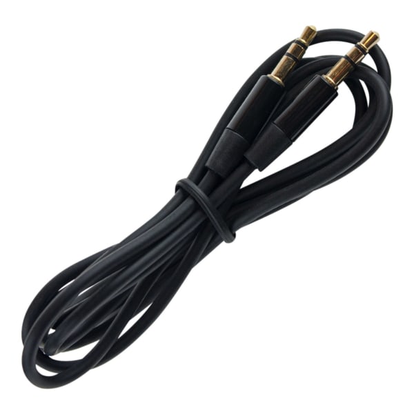 Musik i bilen eller hemma med denna 120 cm långa Aux-kabel! Svart