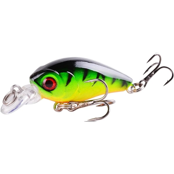 Färgglada wobblers i set - 6 st, 4,5 cm, 3,8 g multifärg