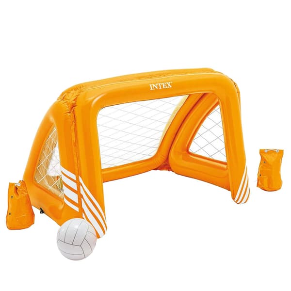 Uppblåsbart Mål för Vattenpolo & Landspel - Orange Orange