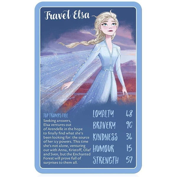 Frost Top Trumps: Utmana vänner med älskade karaktärer multifärg