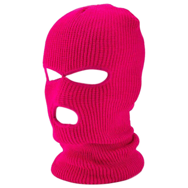 Varm Skidmask: Skydda Ansiktet, Unisex, Mjuk Polyester Rosa