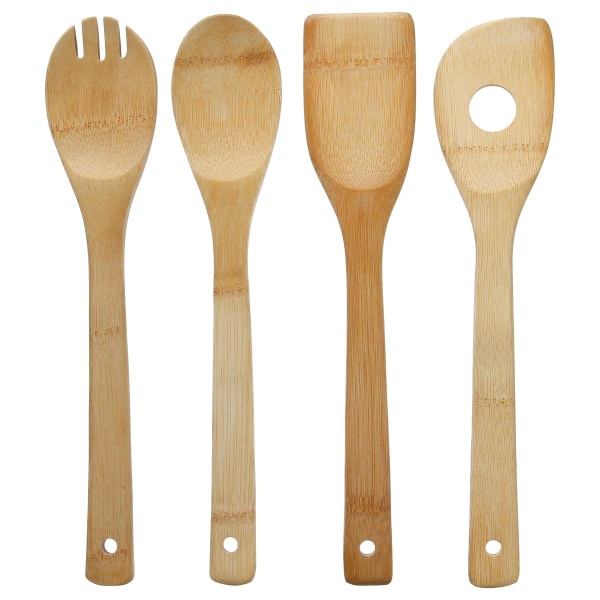 Bambu köksredskap - 4-Pack Bamboo