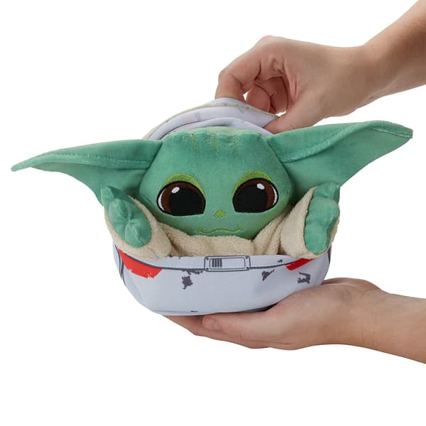 Söt Baby Yoda Gosedjur 22cm - Fällbar Bollform multifärg