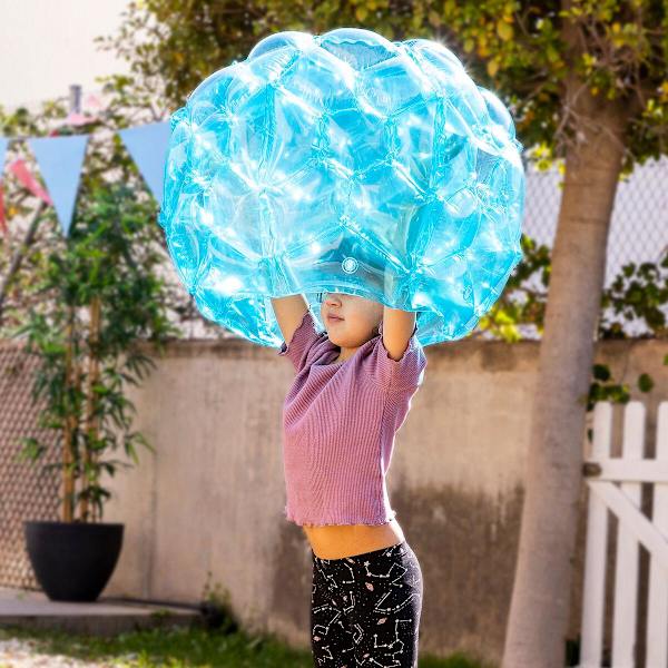 Uppblåsbara Bubbelbollar 2-pack - Säker Vildlek multifärg