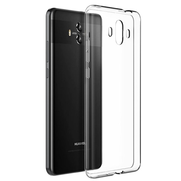 Skydda Huawei Mate 10: Tunt, Transparent Silikonskal Transparent