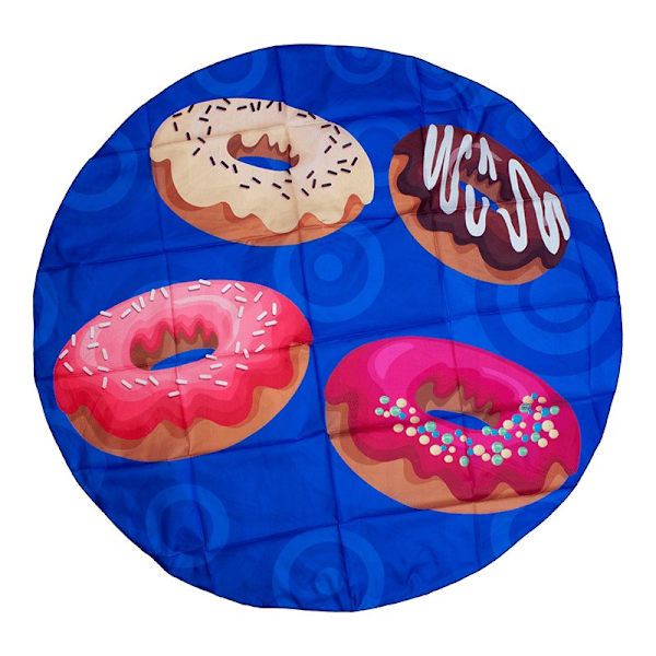 Färgglad Donuts Strandsjal: Snygg & Praktisk Accessoar MultiColor Nr. 3