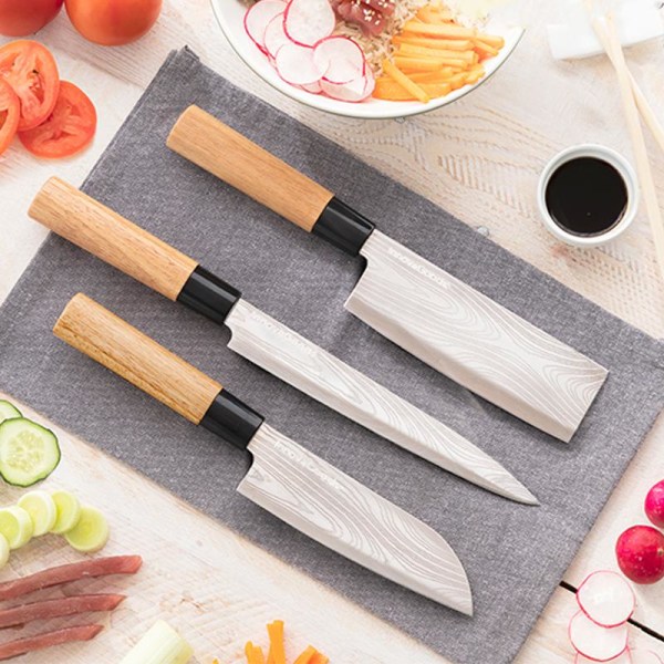 Exklusivt knivset för enkel och effektiv matlagning Beige
